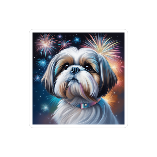 PugMug Custom Shih Tzu Sticker