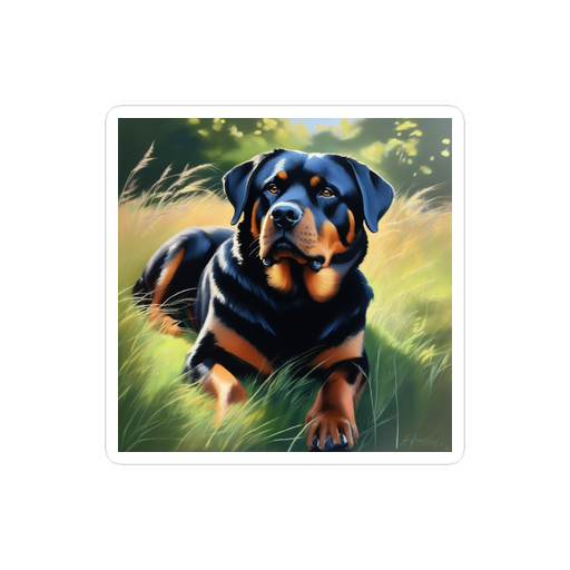 PugMug Custom Rottweiler Sticker