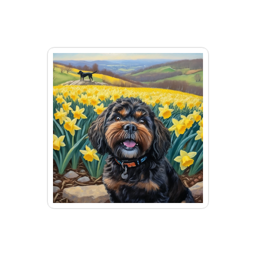 PugMug Custom Lily Sticker