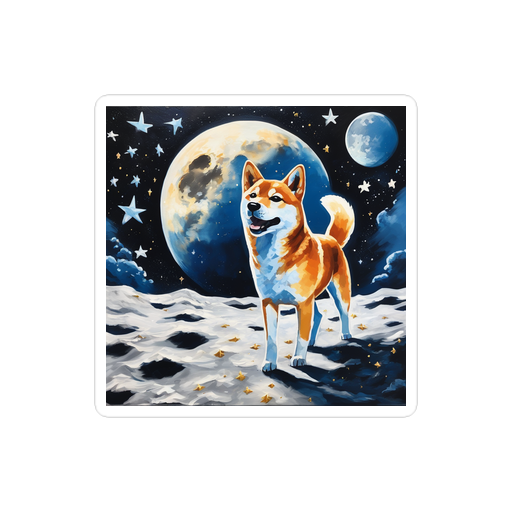 PugMug Custom Shiba Inu Sticker