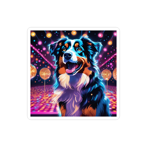 PugMug Custom Miniature American Shepherd Sticker
