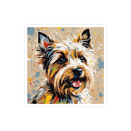 PugMug Custom Cairn Terrier Sticker