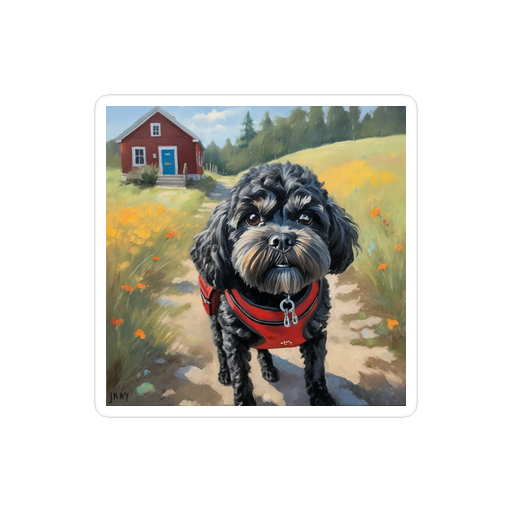 PugMug Custom Lily Sticker