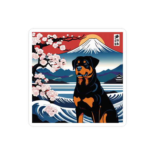 PugMug Custom Rottweiler Sticker