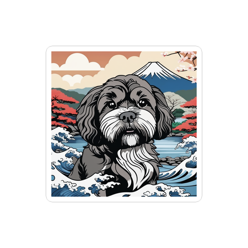 PugMug Custom Lily Sticker