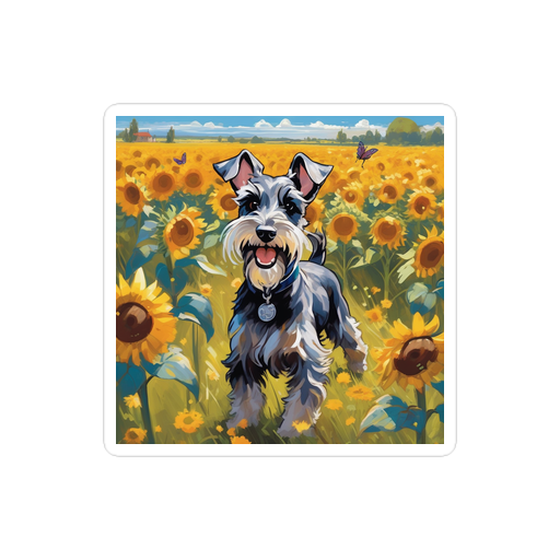 PugMug Custom Miniature Schnauzer Sticker