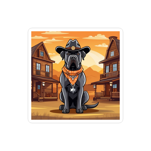 PugMug Custom Cane Corso Sticker