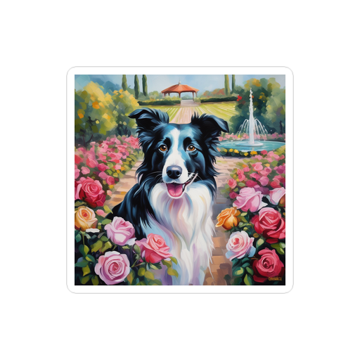 PugMug Custom Border Collie Sticker