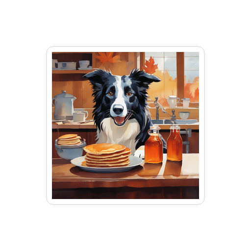 PugMug Custom Border Collie Sticker