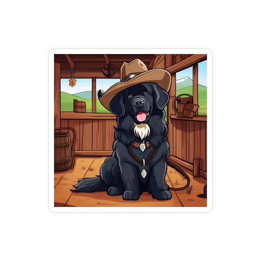 PugMug Custom Newfoundland Sticker