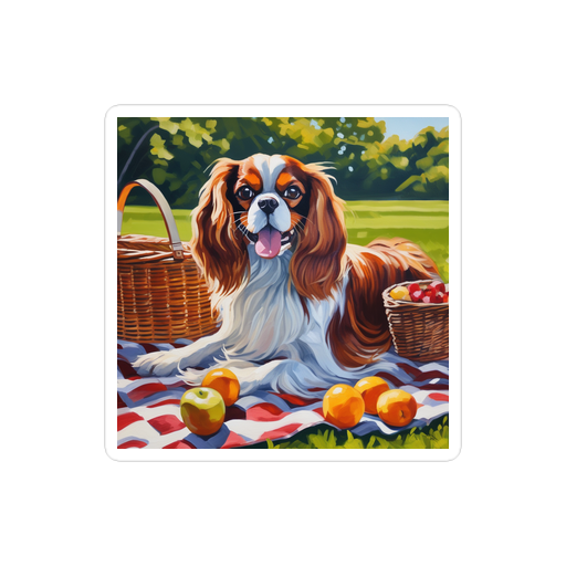 PugMug Custom Cavalier King Charles Spaniel Sticker