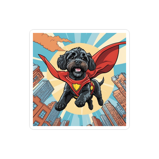 PugMug Custom Lily Sticker