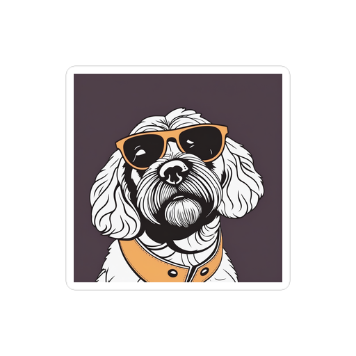 PugMug Custom Lily Sticker
