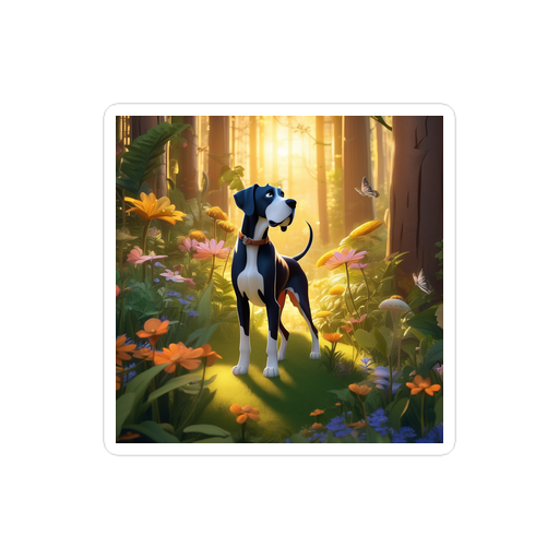 PugMug Custom Great Dane Sticker