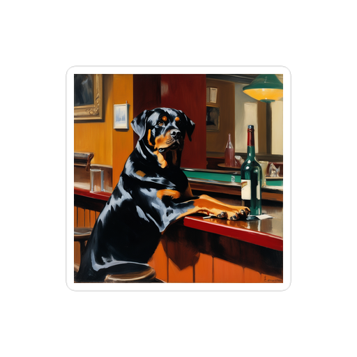 PugMug Custom Rottweiler Sticker