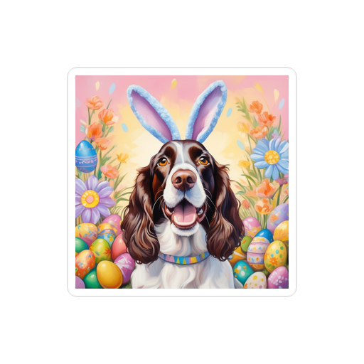 PugMug Custom English Springer Spaniel Sticker