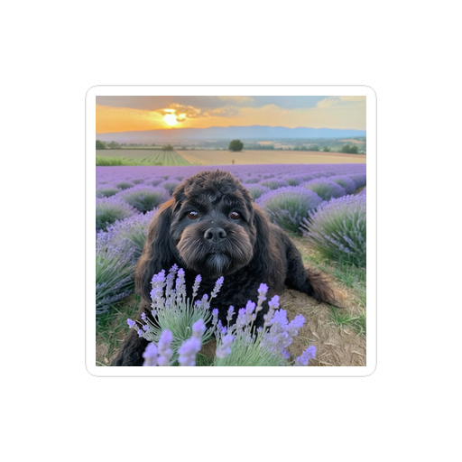 PugMug Custom Lily Sticker