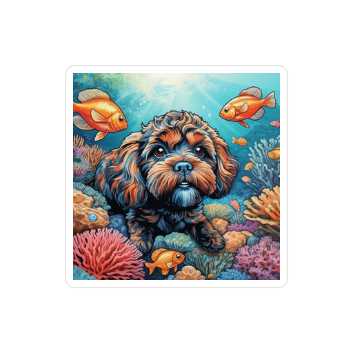 PugMug Custom Lily Sticker