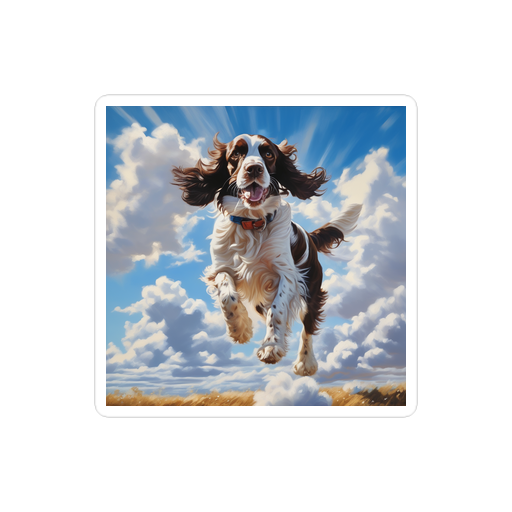 PugMug Custom English Springer Spaniel Sticker