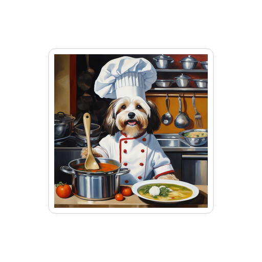 PugMug Custom Tan Havanese Dog Sticker