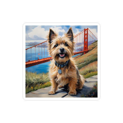 PugMug Custom Cairn Terrier Sticker
