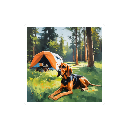 PugMug Custom Bloodhound Sticker