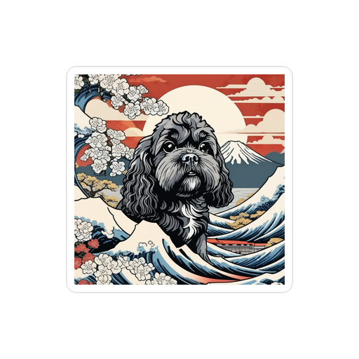 PugMug Custom Lily Sticker