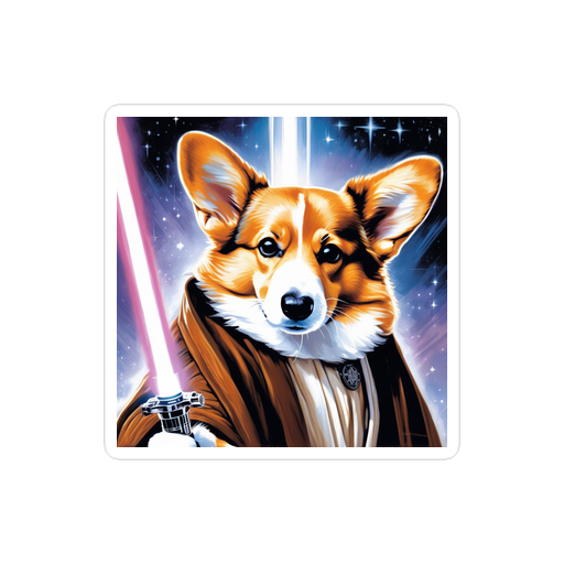 PugMug Custom Pembroke Welsh Corgi Sticker