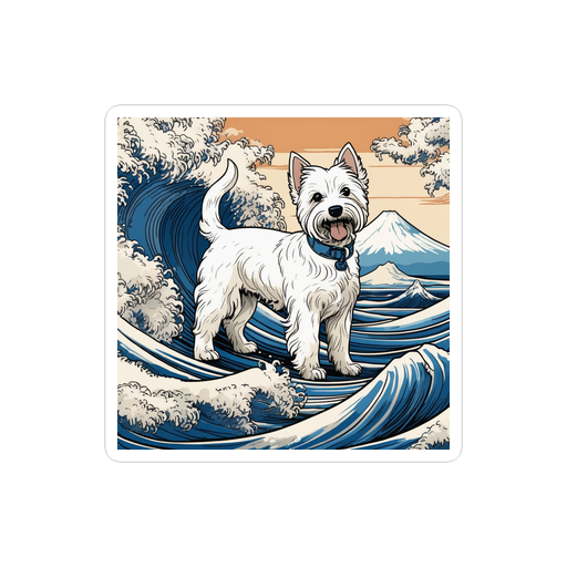 PugMug Custom West Highland White Terrier Sticker