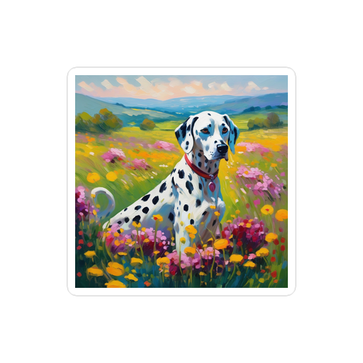 PugMug Custom Dalmatian Sticker