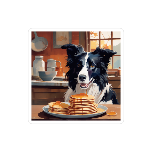 PugMug Custom Border Collie Sticker