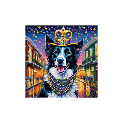 PugMug Custom Border Collie Sticker