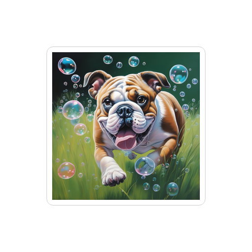 PugMug Custom Bulldog Sticker