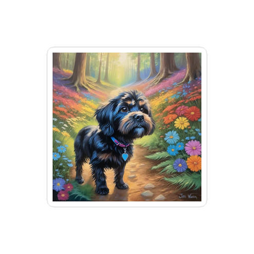 PugMug Custom Lily Sticker