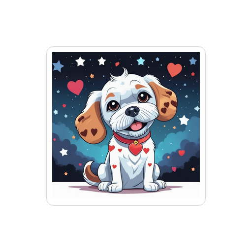 PugMug Custom Lily Sticker