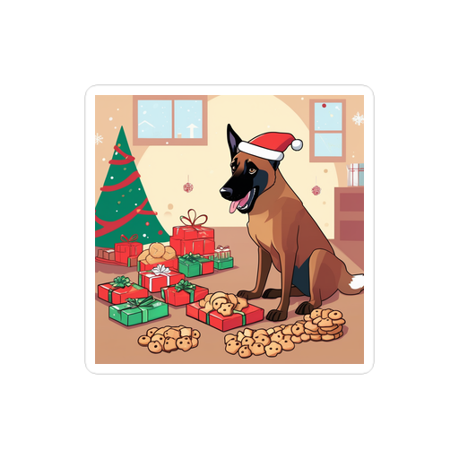 PugMug Custom Belgian Malinois Sticker