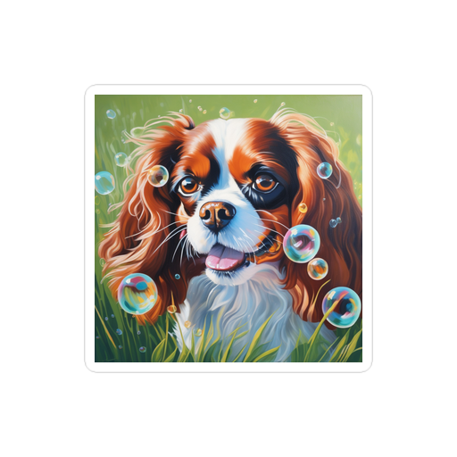 PugMug Custom Cavalier King Charles Spaniel Sticker
