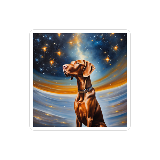 PugMug Custom Vizsla Sticker