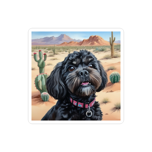 PugMug Custom Lily Sticker