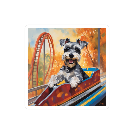 PugMug Custom Miniature Schnauzer Sticker