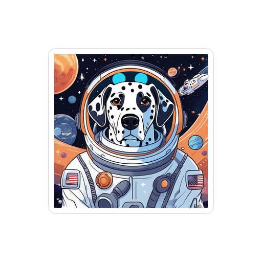 PugMug Custom Dalmatian Sticker