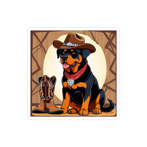 PugMug Custom Rottweiler Sticker