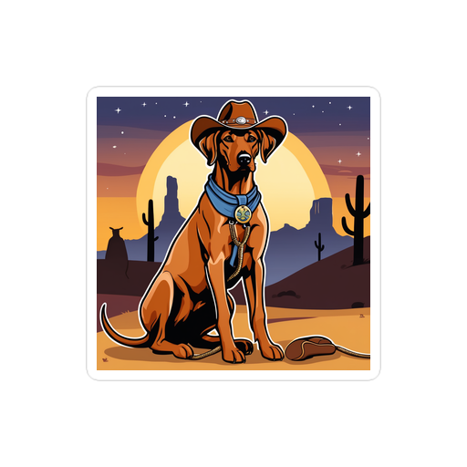 PugMug Custom Rhodesian Ridgeback Sticker