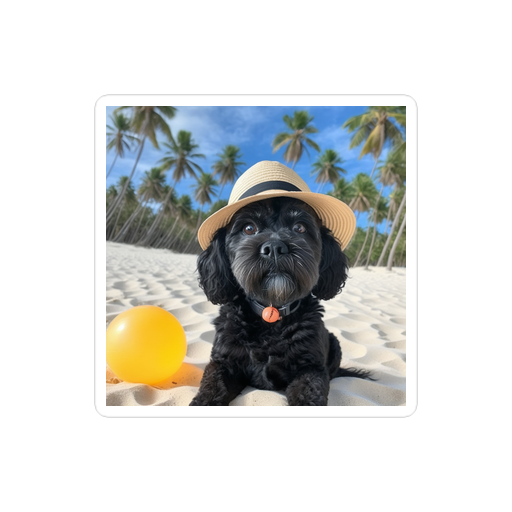 PugMug Custom Lily Sticker