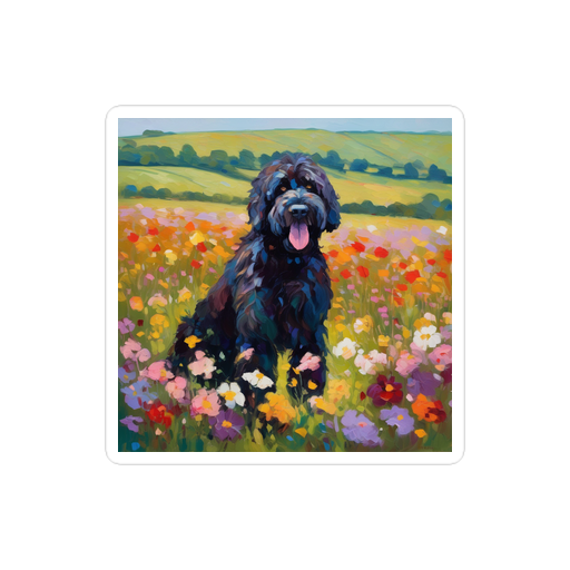 PugMug Custom Portuguese Water Dog Sticker