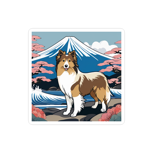 PugMug Custom Shetland Sheepdog Sticker