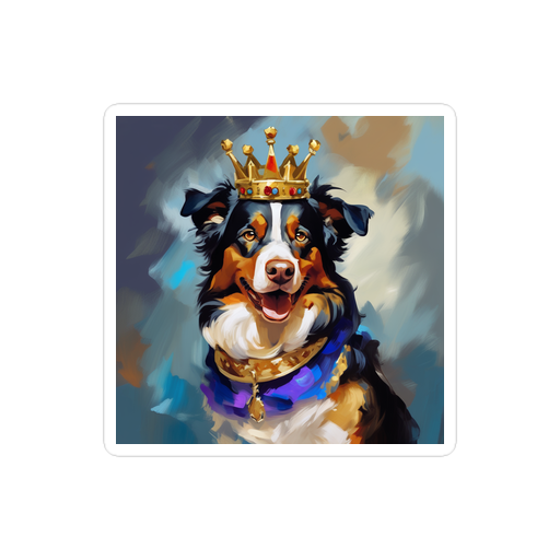 PugMug Custom Miniature American Shepherd Sticker