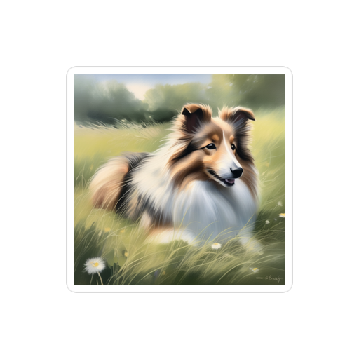 PugMug Custom Shetland Sheepdog Sticker