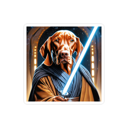 PugMug Custom Vizsla Sticker