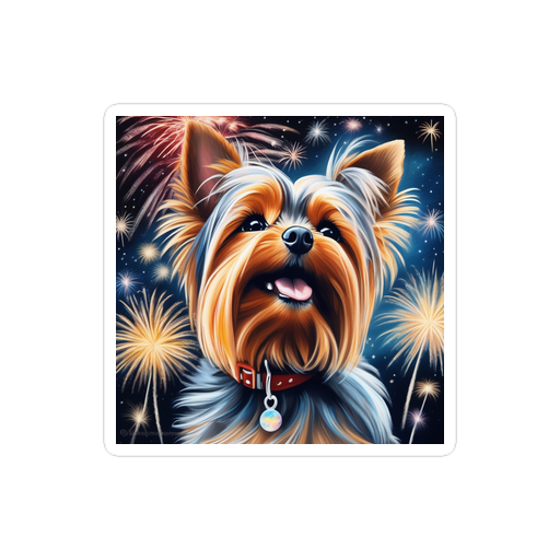 PugMug Custom Yorkshire Terrier Sticker